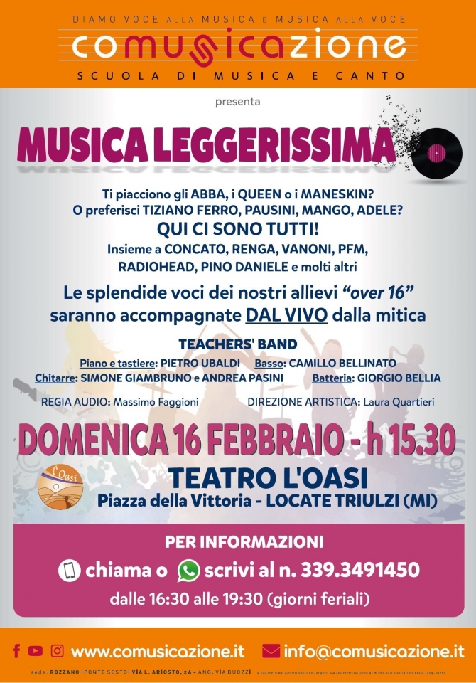 LIVE 2025 - Comusicazione - Scuola Musica